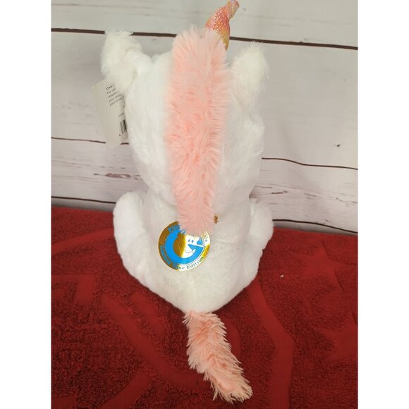 Goffa Unicorn Limited Collectible White Plush w Sparkly Stuffed Animal Toy 10" - Picture 3 of 9